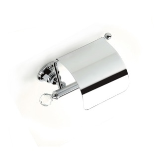 Toilet Paper Holder Brass Covered Toilet Roll Holder with Crystal StilHaus SL11C